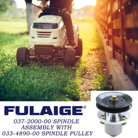 FULAIGE pulley 033-4890-00 promotes smooth belt operation and reliable mowing.