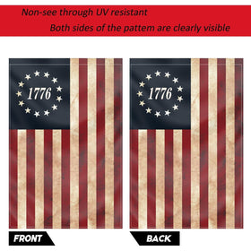 FULAISMGS Durable polyester flag withstands outdoor use with double-stitched construction.