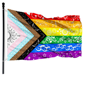 FULAISMGS Pride flag 3x5ft double-sided for vibrant outdoor display