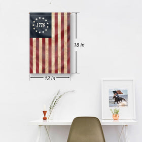 FULAISMGS Sleeve-top design flag easily slips onto standard mini poles.