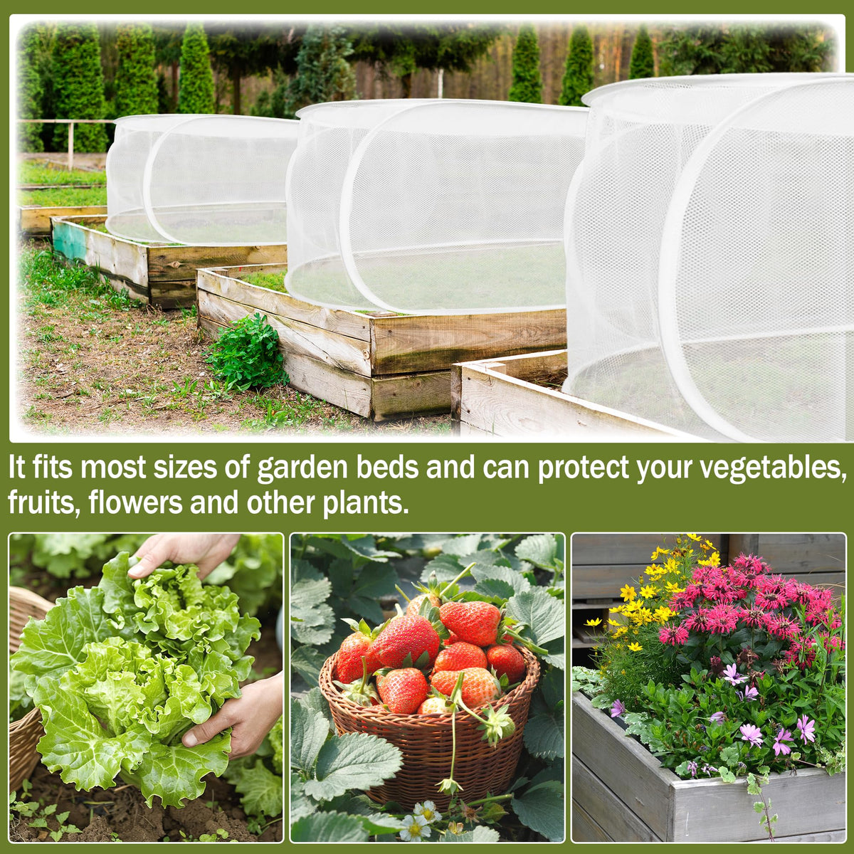FULEIYA breathable nylon mesh supports photosynthesis while screening pests