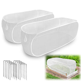 FULEIYA raised-bed netting 47x21x17 protects young plants from pests