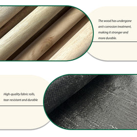 FULEIYA weather-resistant silt fence fabric enduring wind and rain conditions.