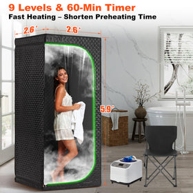 Powerful steam generator heats quickly for steady, dense steam.