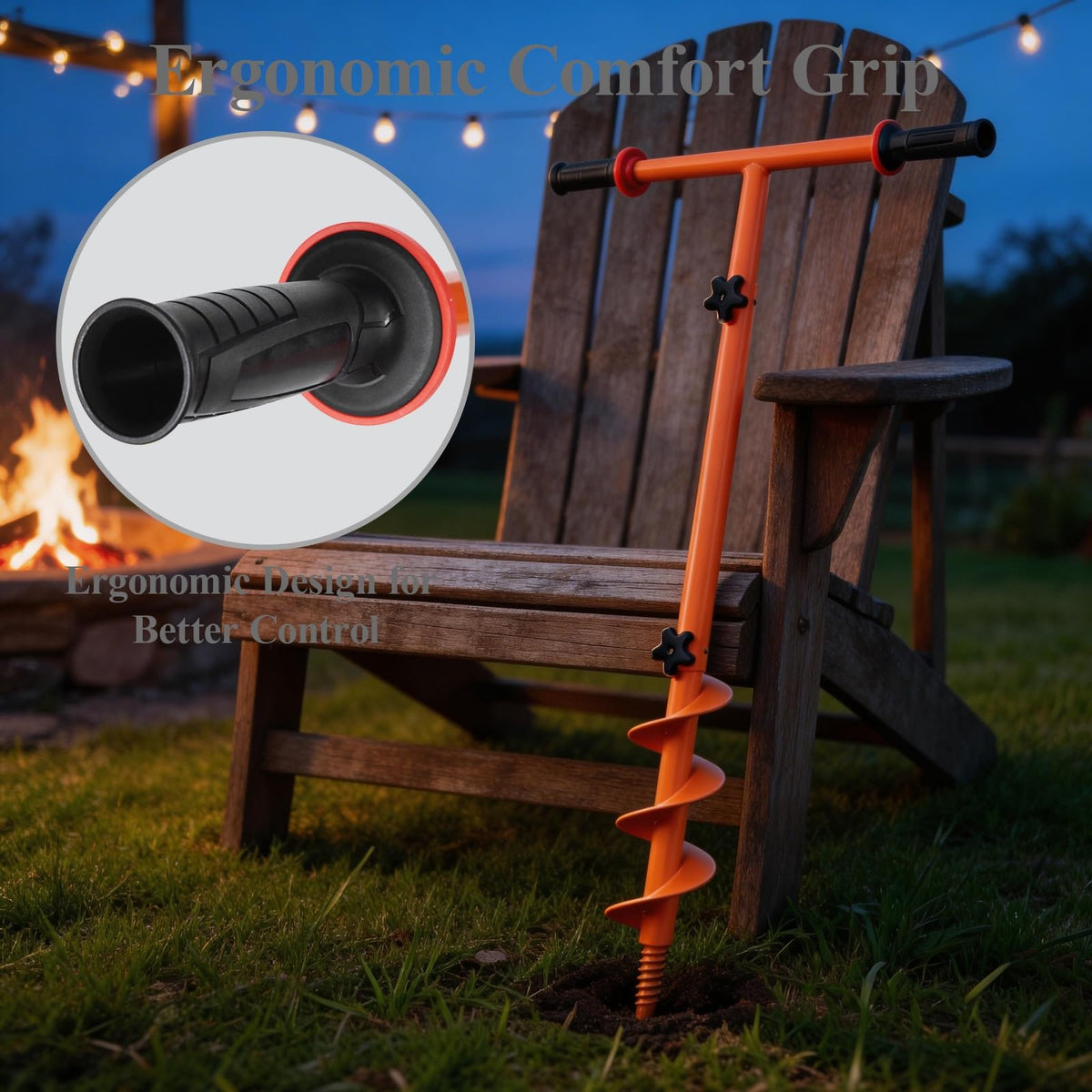 FulSUCES versatile garden tool for bulbs, posts, and trees