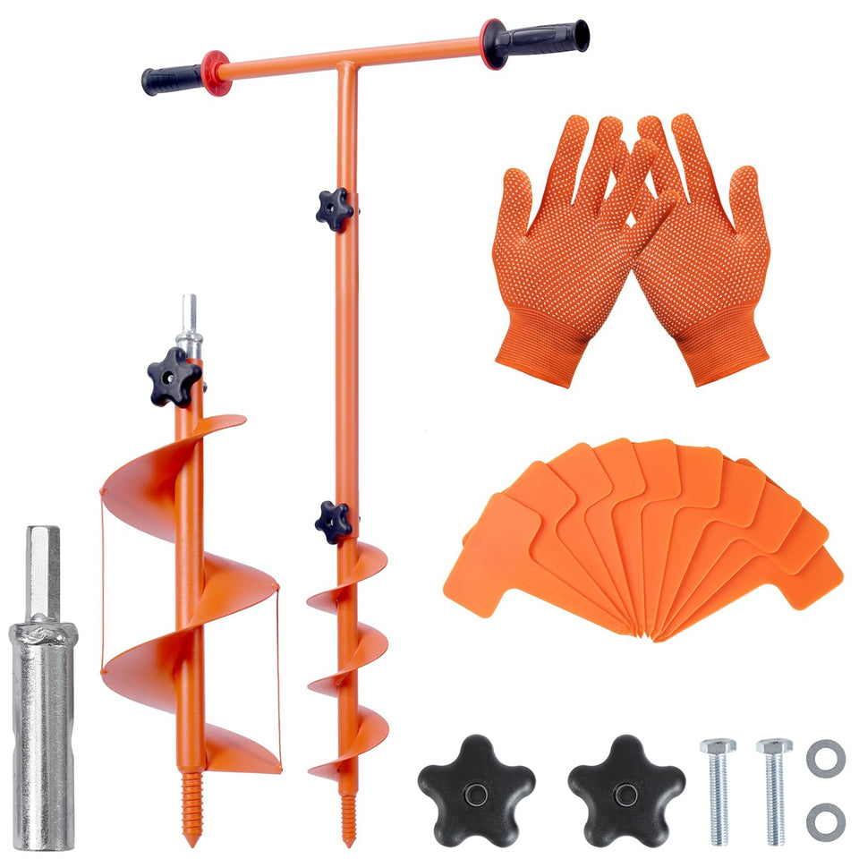 FulSUCES hand auger with ergonomic handle for comfortable long digging
