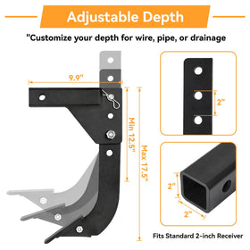 Fulupet universal 2-inch receiver compatibility enables flexible installation