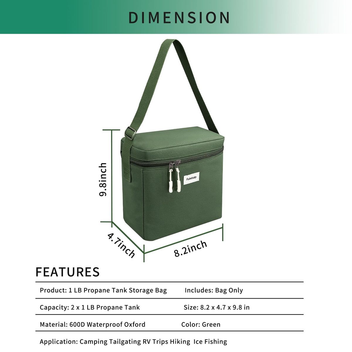 Fulvitaly mini bag anti-shake design stabilizes tanks during transit.
