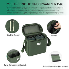 Fulvitaly bag highlights rugged 600D Oxford fabric for durability.