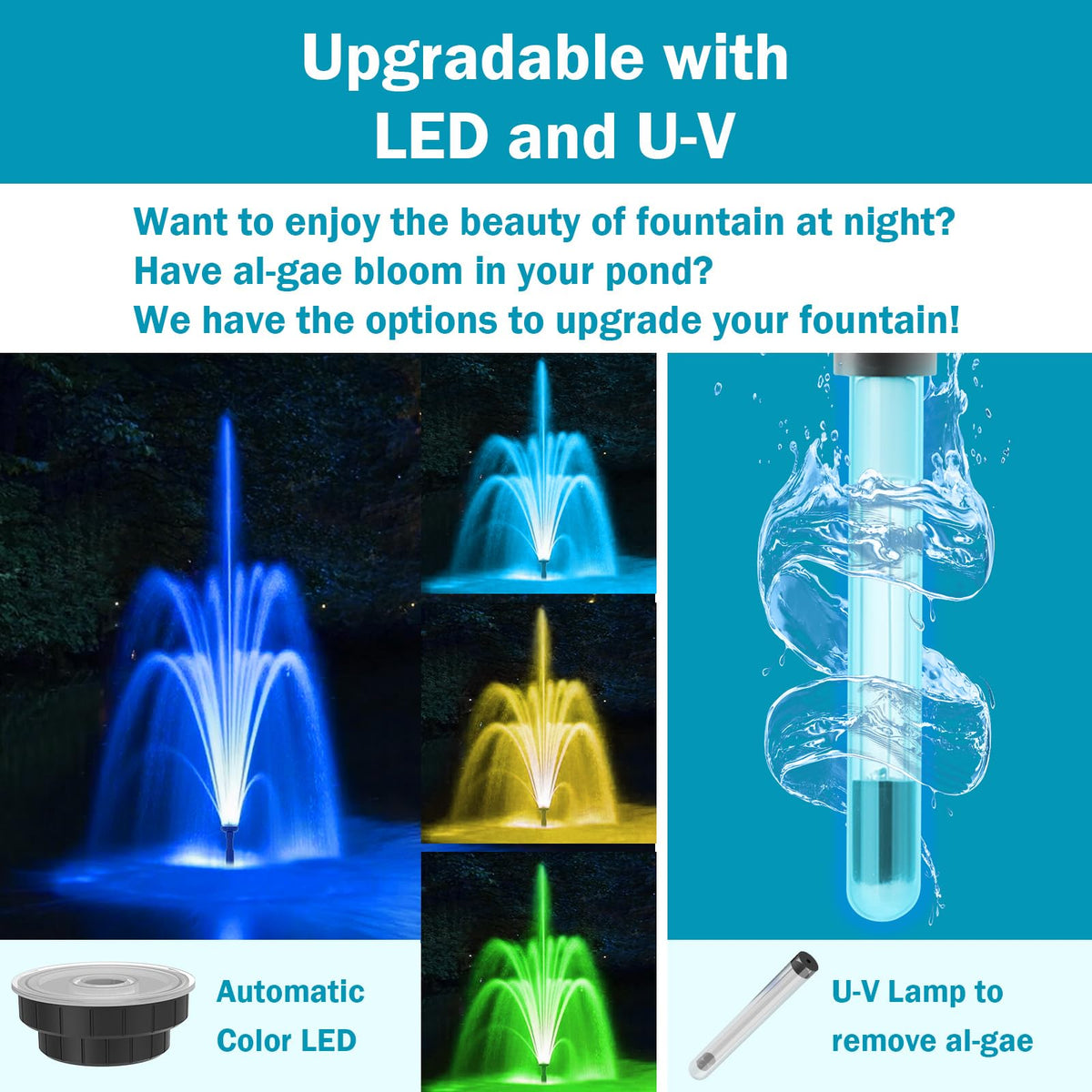 FUMAK installation-ready kit enables quick garden pond upgrade.