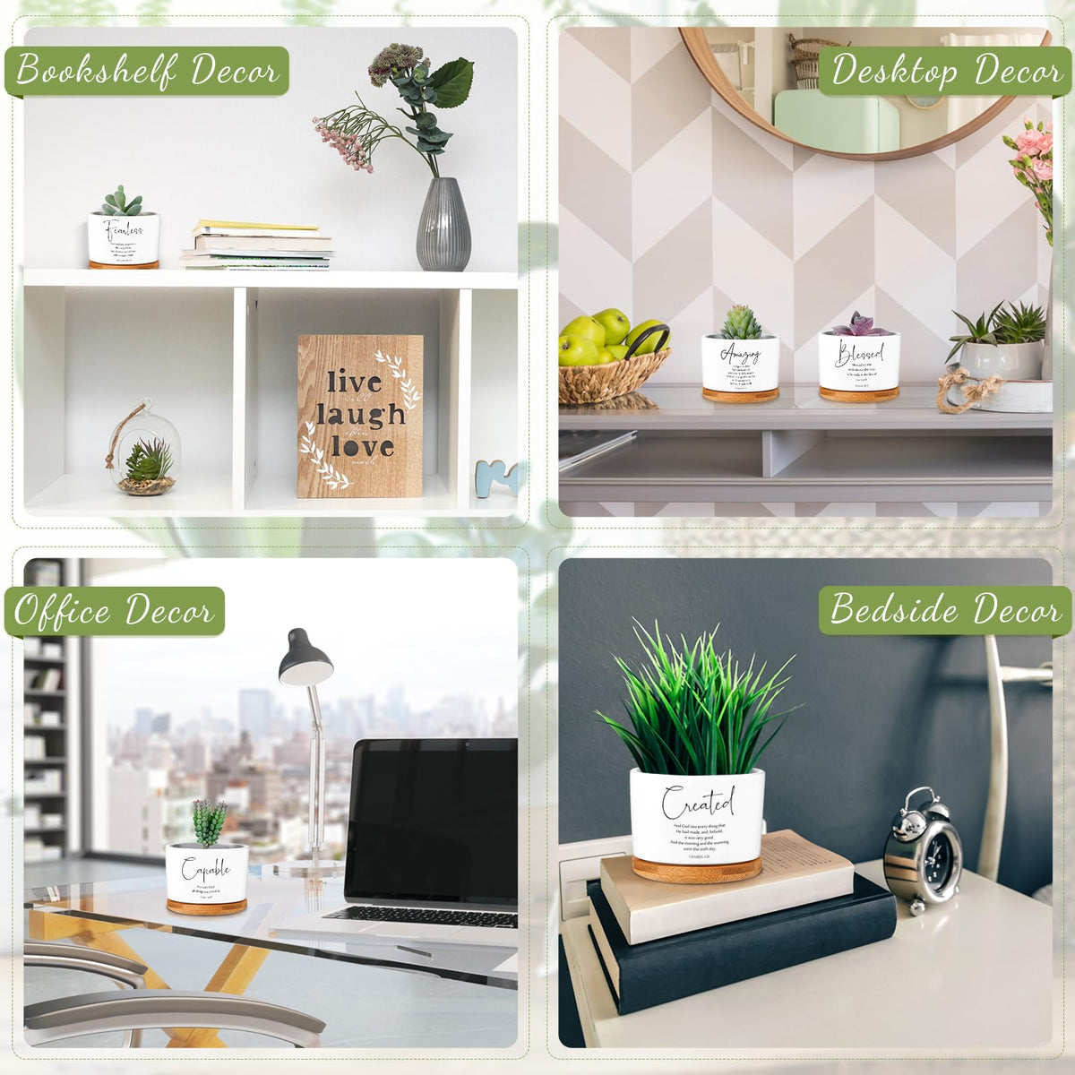 Fumete 12-pack gift set of verse planters, perfect for groups and events.