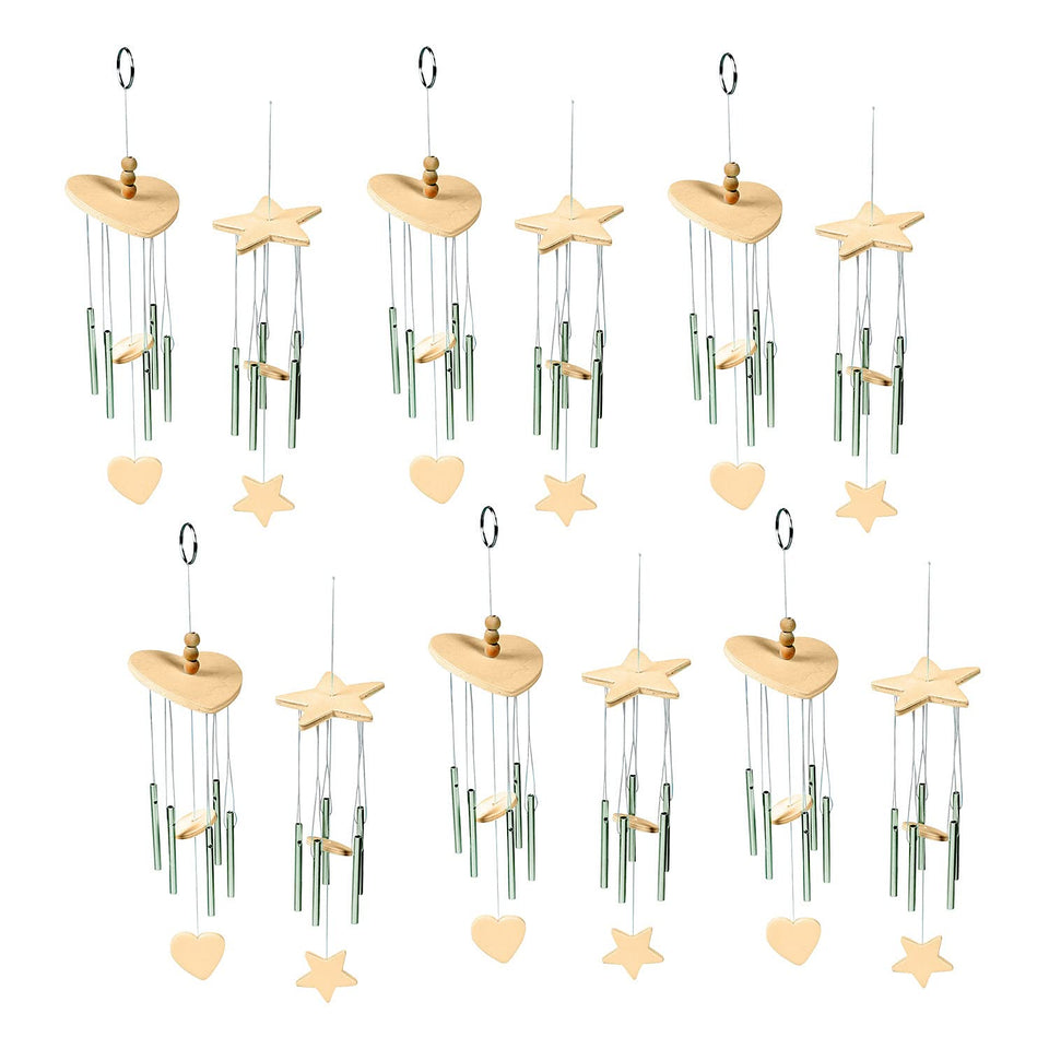 Fun Express wind chimes kit packaging ready for decorating, ideal for at-home art time.