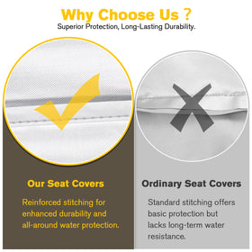 Fun Gift wind-stable chair cover with bottom straps in use