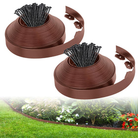 FunFanso border kit with spikes, ready for fast installation and crisp lawn edges.