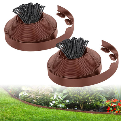 FunFanso border kit with spikes, ready for fast installation and crisp lawn edges.