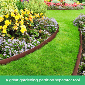 FunFanso edging spikes secure borders for lasting shape and stability.