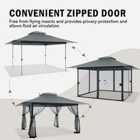 FUNG YARD double-roof design promotes airflow and sun protection