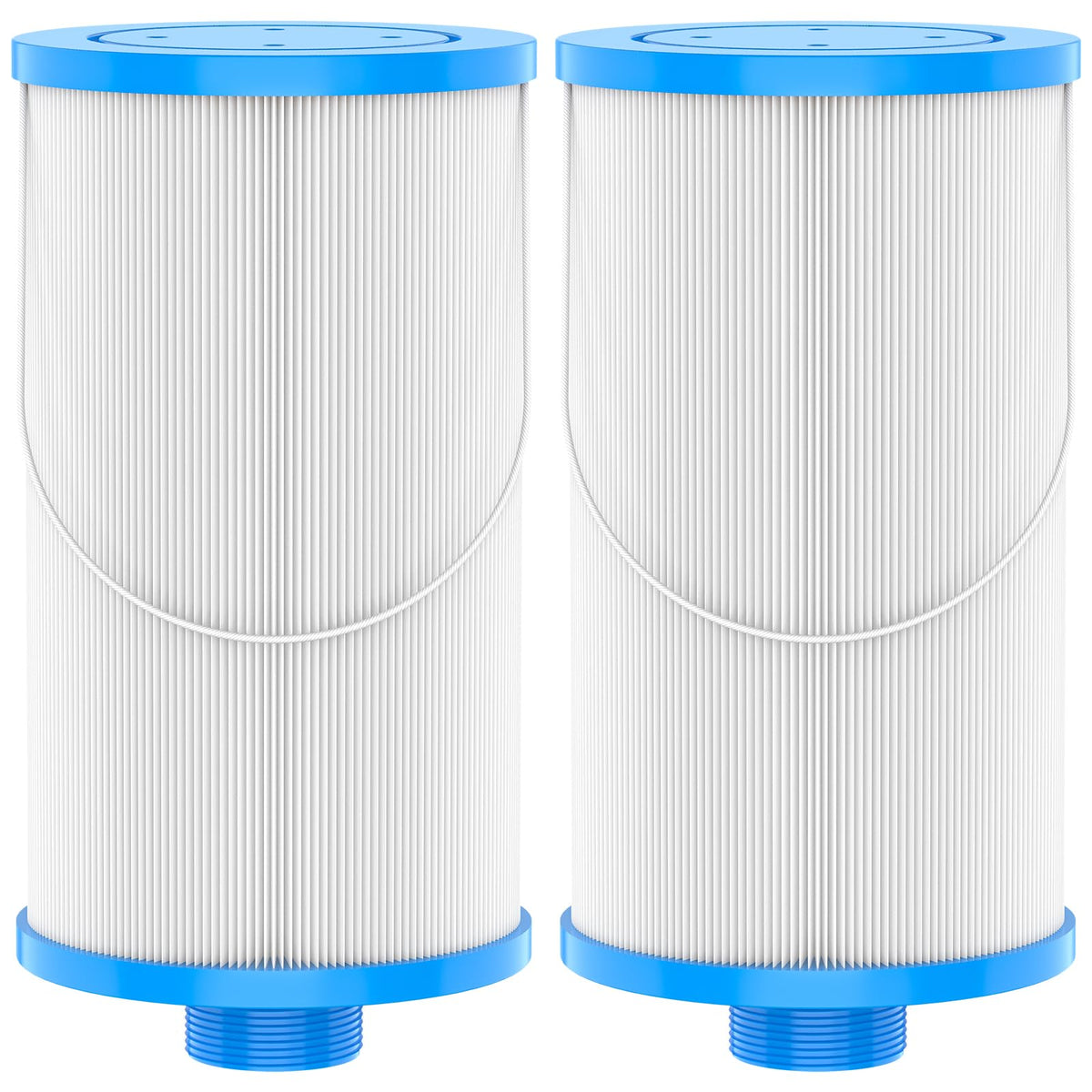 FunGeneTEC FC-2402 filter-pack front view for extended spa cleanliness.