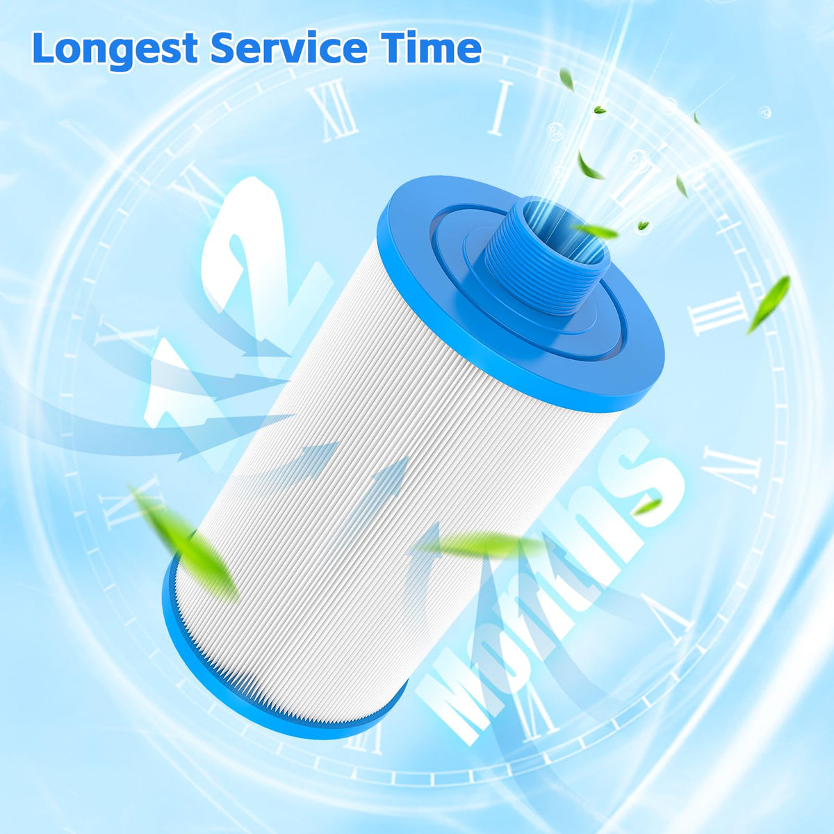 FunGeneTEC filter design emphasizes washable, reusable maintenance for spas.