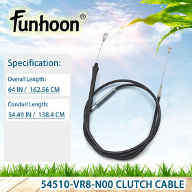 Funhoon 54510VR8N00 conduit-length cable ensuring reliable engagement