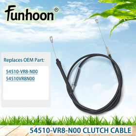 Funhoon durable materials clutch cable resists rust for longer mower life