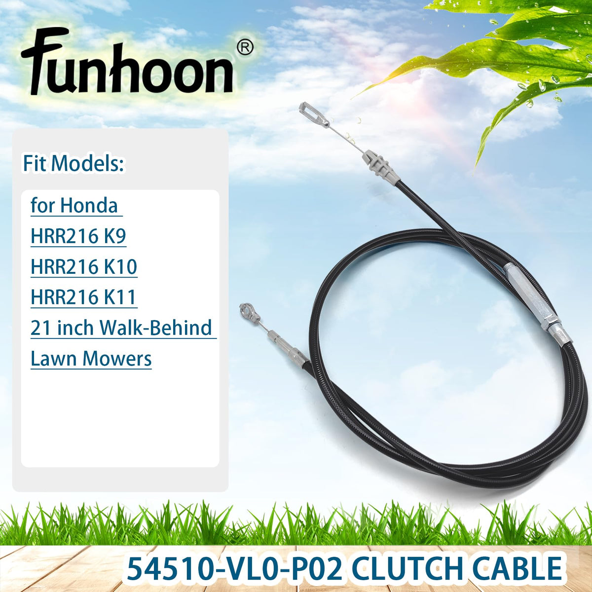 Funhoon clutch cable easy replacement design for quick maintenance