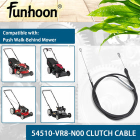 Funhoon clutch cable compatible with HRN216 series 21 inch walk-behind mowers