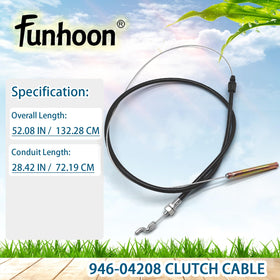 Conduit length 28.42in ensures proper routing on compatible models