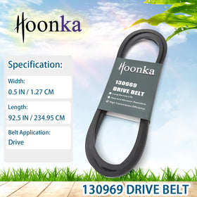 Funhoon drive belt for Husqvarna YTH2042 supports steady mowing performance