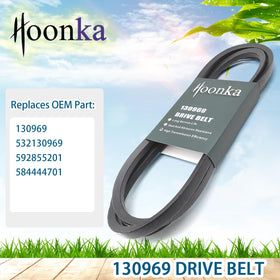 Funhoon drive belt for Husqvarna YTH24K48 promotes consistent drive action