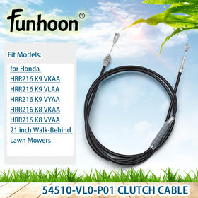 Funhoon Honda HRR216 K9 VLAA VKAA clutch cable fit