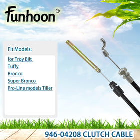 Packaging includes one clutch cable for quick replacement