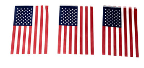 Funiverse 200' bulk deluxe flag banner, full view for outdoor celebrations.