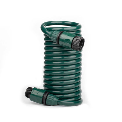 FUNJEE EVA Recoil Hose 15ft coil for easy watering and storage.