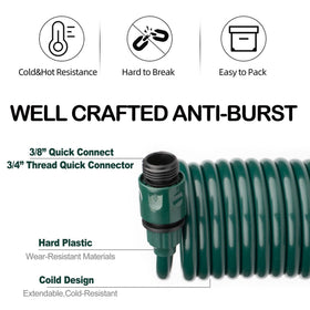The FUNJEE EVA Recoil Hose with quick-connect fittings adds versatility.