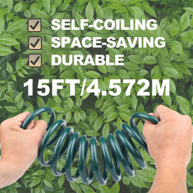 FUNJEE EVA Recoil Hose demonstrates easy storage and rapid retraction.