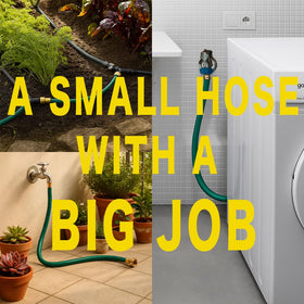 FUNJEE weather-resistant outdoor leader hose built for frequent outdoor use.