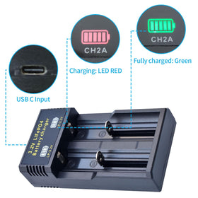 Battery installed in a garden solar light showing extended operation.