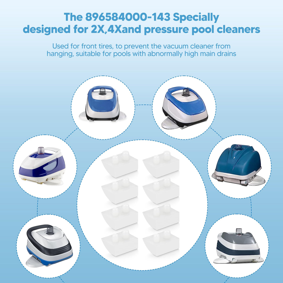 Funmit AXV414P pod shoes help protect vital components and extend vacuum life