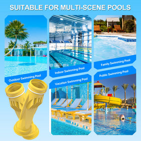 Funmit pool cleaner replacement kit overview with four diaphragms and rings.