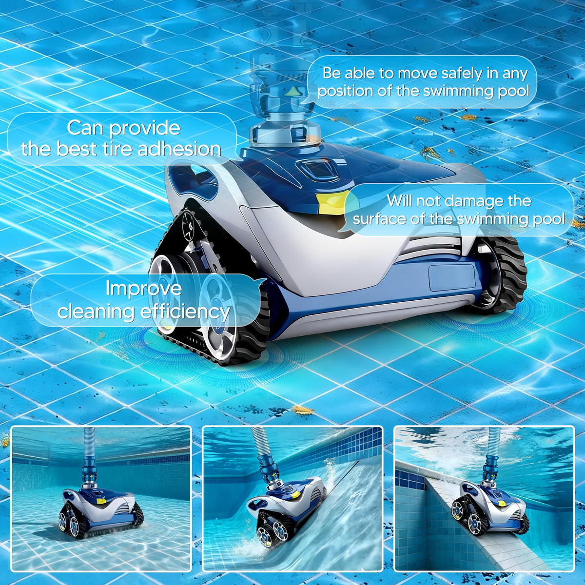 Funmit R0526100 track made of heavy-duty rubber for durability