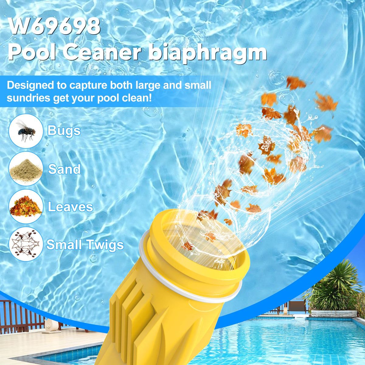 Funmit Zodiac Baracuda G3/G4 compatible diaphragm for easy upgrades.