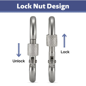 FUNNANS 316 stainless steel snap hook highlights rust resistance.