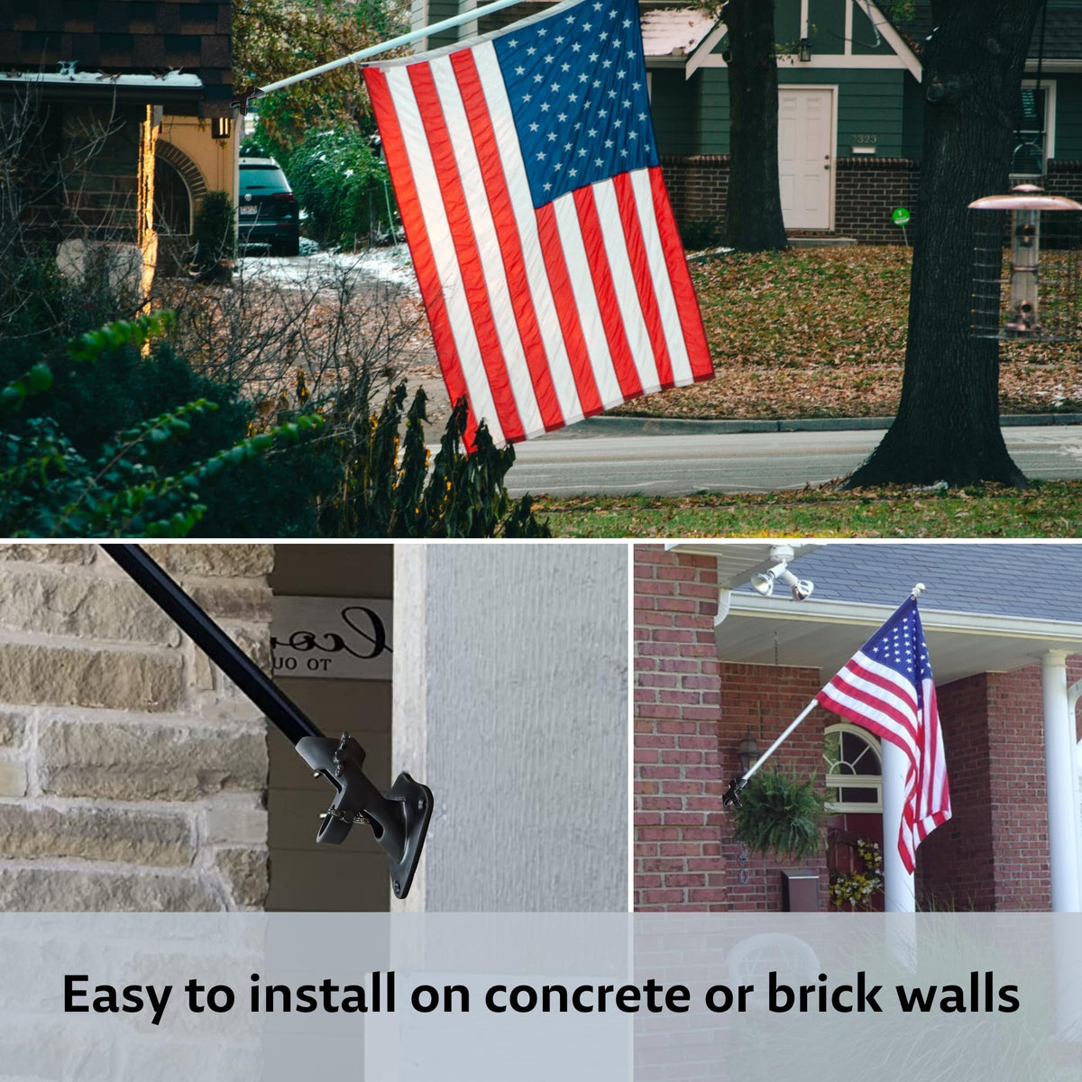 Funnans rust-resistant heavy-duty mount for long outdoor use
