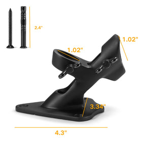 Funnans installation guide showing mounting parts and steps