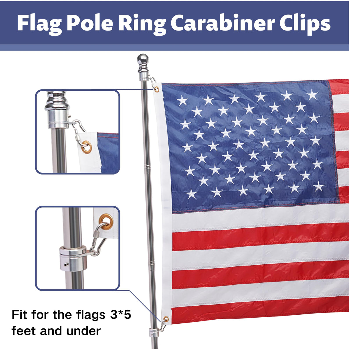 FUNNANS durable clip withstands sun and rain for outdoors.