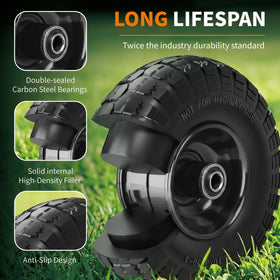 FunPaxido flat-free tire design reducing inflation needs