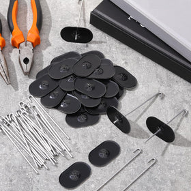 Funrous kit bundle includes 120 clips and 120 washers.