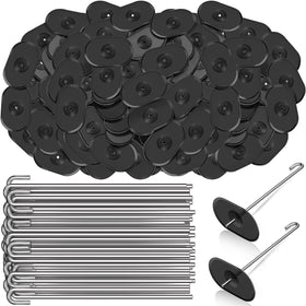 Funrous solar panel bird guard fastener clips secure bird barriers on panels.