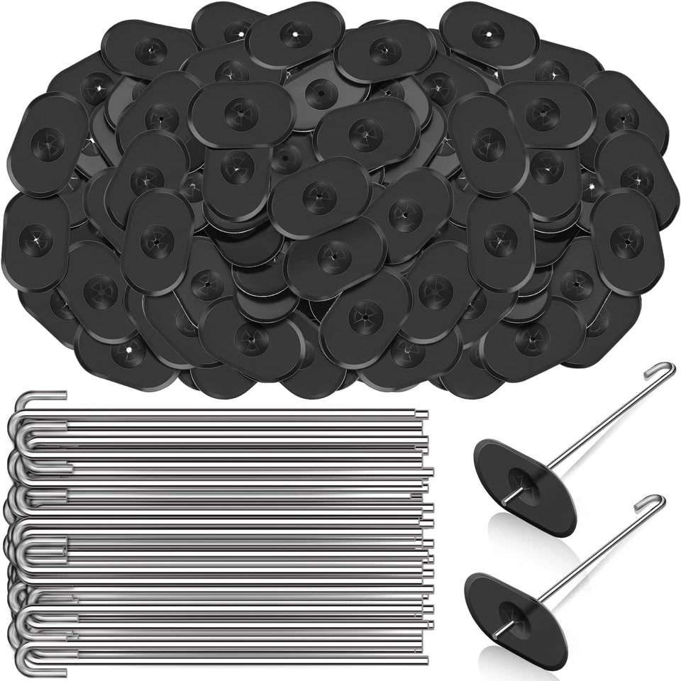 Funrous solar panel bird guard fastener clips secure bird barriers on panels.